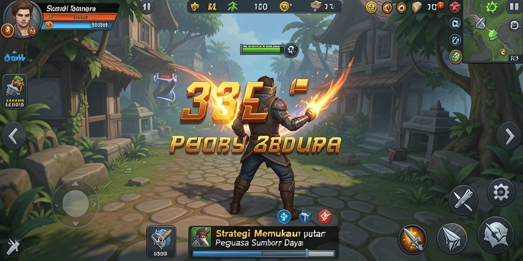 Tampilan gameplay 33L yang mendebarkan dengan strategi yang kompleks.