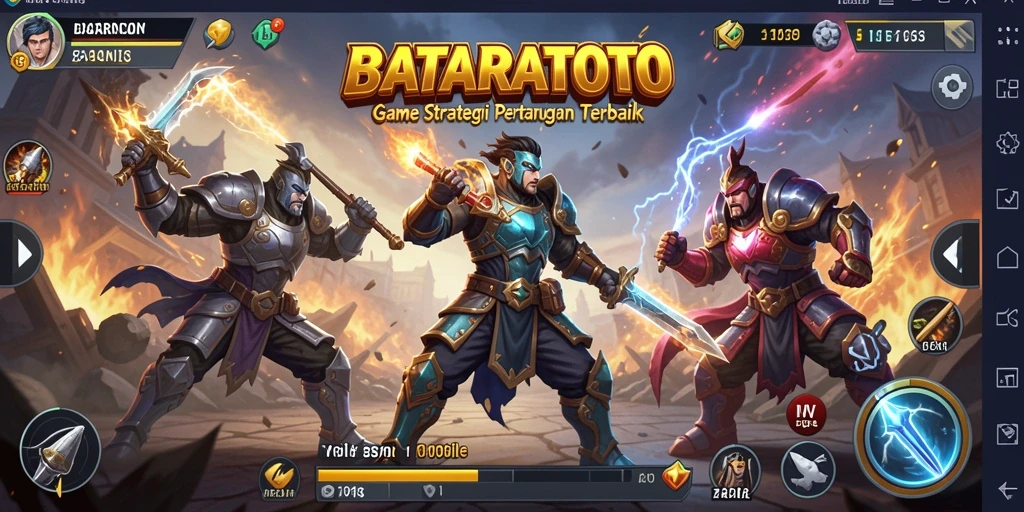 Tampilan gameplay menarik dengan aksi strategis.