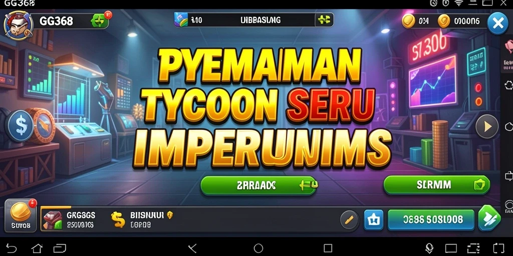 Tampilan gameplay GG368 yang menunjukkan strategi Tycoon yang mendalam.