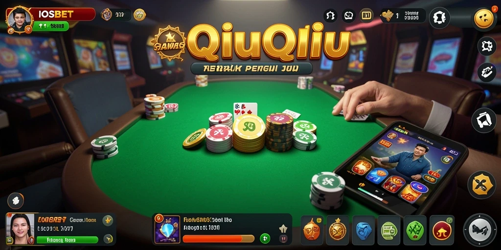 Tampilan gameplay QiuQiu yang menegangkan dan seru.