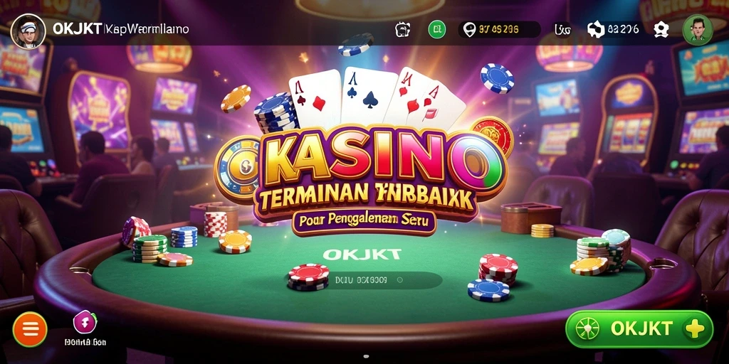 Tampilan menakjubkan dari gameplay Kasino di OKJKT.