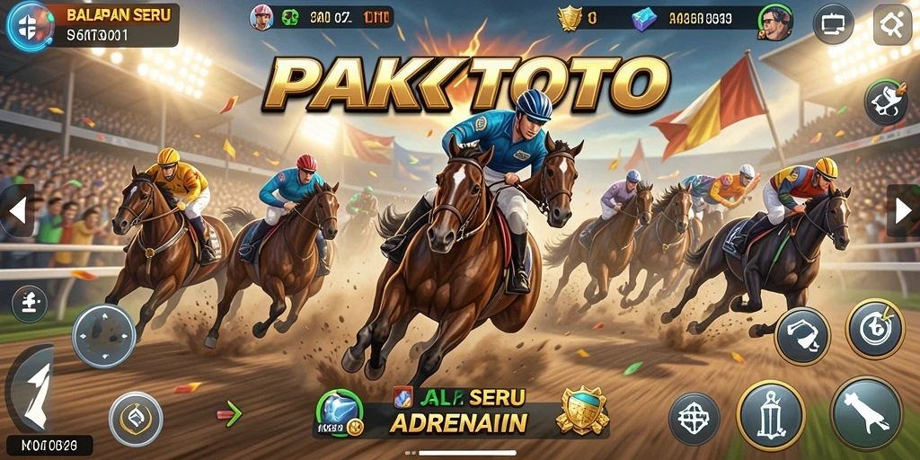 Tampilan gameplay seru dan penuh aksi di PAKTOTO.