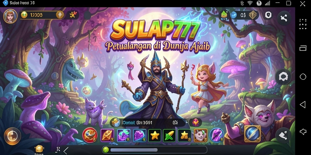 Tampilan gameplay SULAP777 yang menakjubkan di dunia RPG.