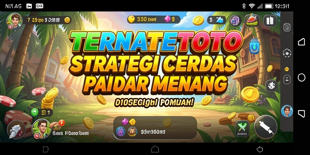 Screenshot utama TERNATETOTO menampilkan pertempuran strategi intens.